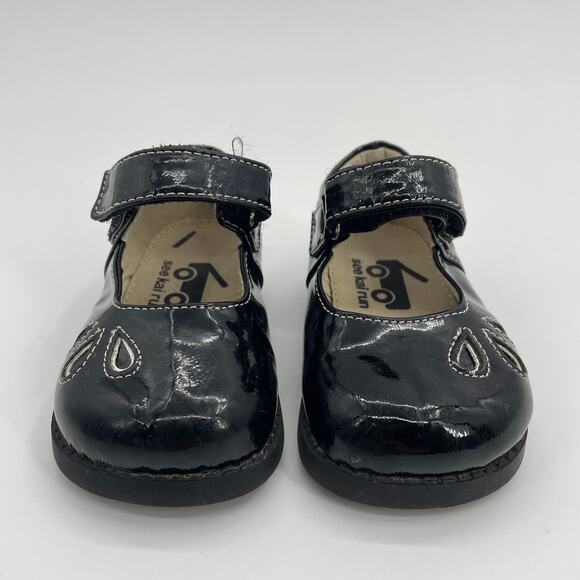 SEE KAI RUN Jane Hook Loop Patent Leather Mary Jane Little Kid Size 5 - Picture 2 of 9